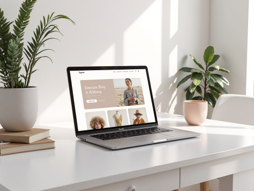 电商平台界面，商品展示页面，购物车界面，现代化电商系统界面